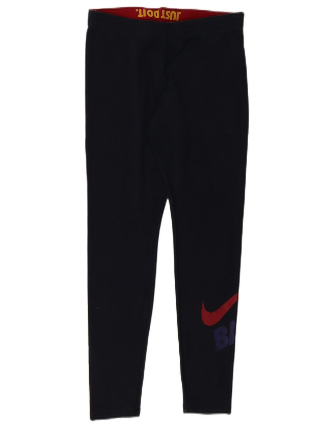 Jambiere grafice pentru femei NIKE UK 12, bumbac mediu albastru bleumarin