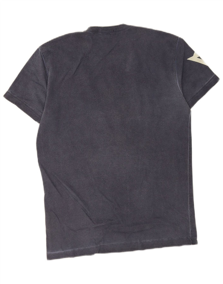 Tricou grafic pentru bărbați Dainese Top din bumbac albastru mediu