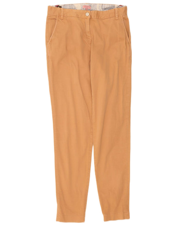 Pantaloni chino subțiri pentru femei Ted Baker Mărimea 2 mic W30 L31 bumbac bej