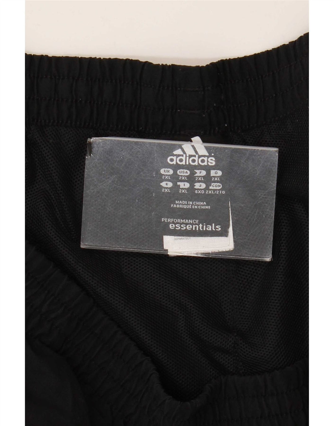 Pantaloni scurți sport pentru bărbați Adidas 2XL poliester negru
