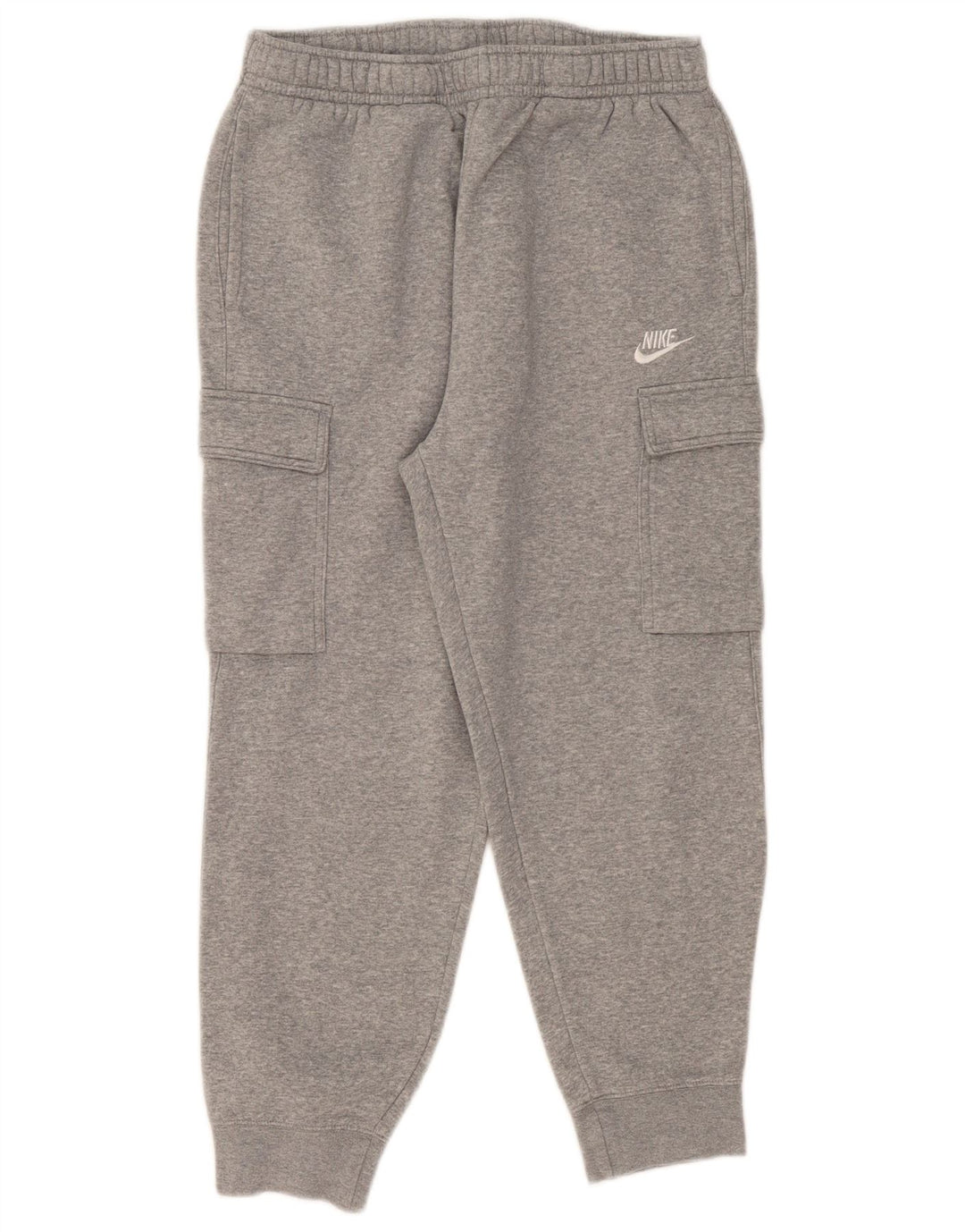 Pantaloni de trening cargo Nike pentru bărbați Joggeri, bumbac, gri mediu
