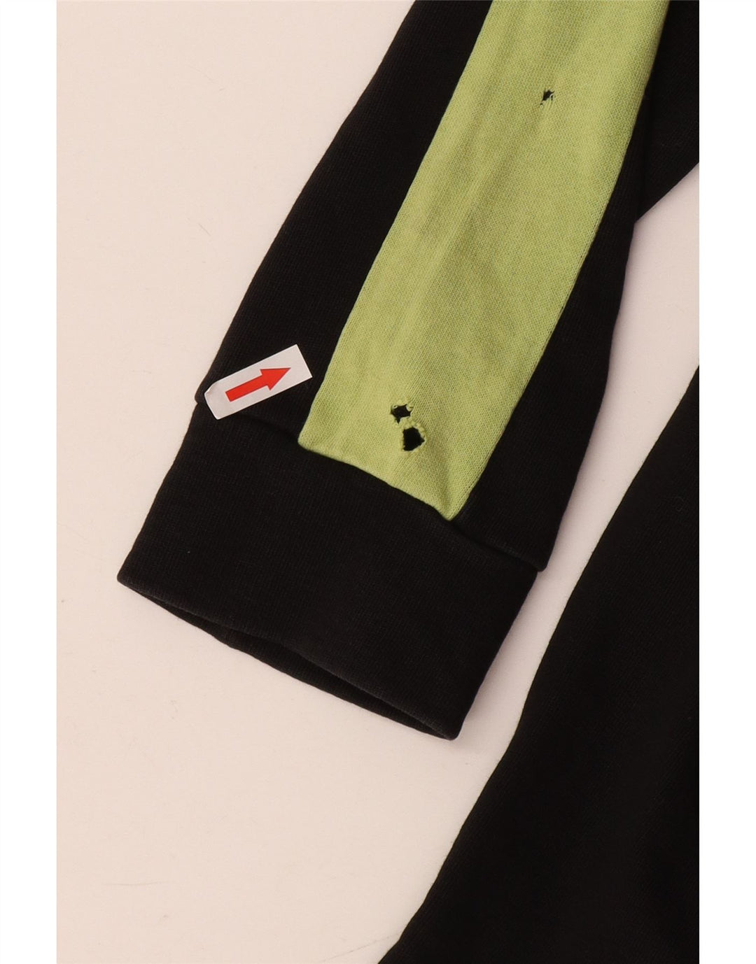 Pulover Puma pentru femei UK 14 Medium Black Colorblock Bumbac
