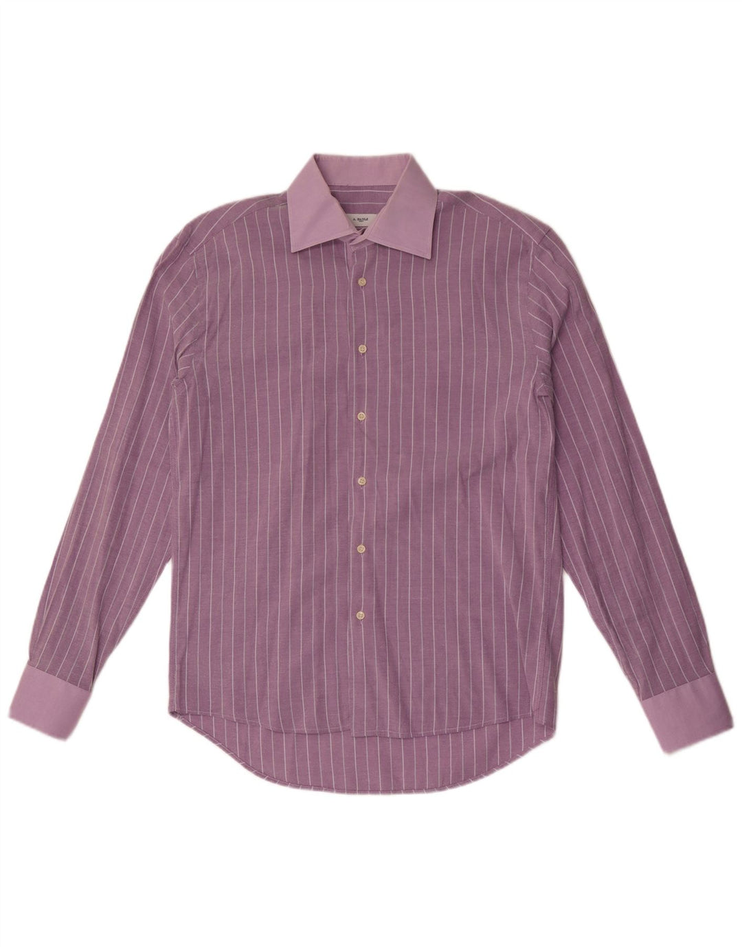 Cămașă pentru bărbați A.Basile Mărimea 40 15 3/4 Bumbac cu dungi violet mediu
