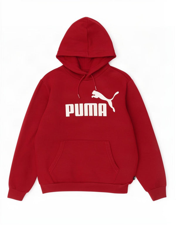 Pulover pentru femei Puma Graphic Oversized Hoodie UK 10 Small Burgundy Bumbac
