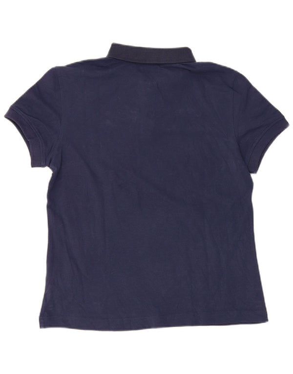 Cămașă polo Kappa pentru femei UK 14 mare bumbac bleumarin