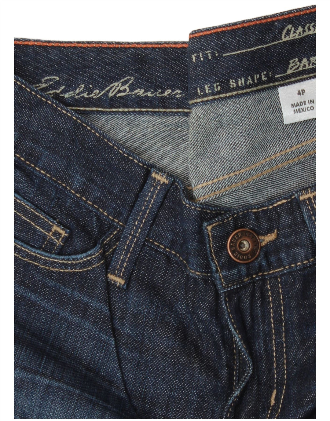 EDDIE BAUER Blugi bootcut pentru femei, cu talie clasică, US 4 Small W30 L28 Bleumarin