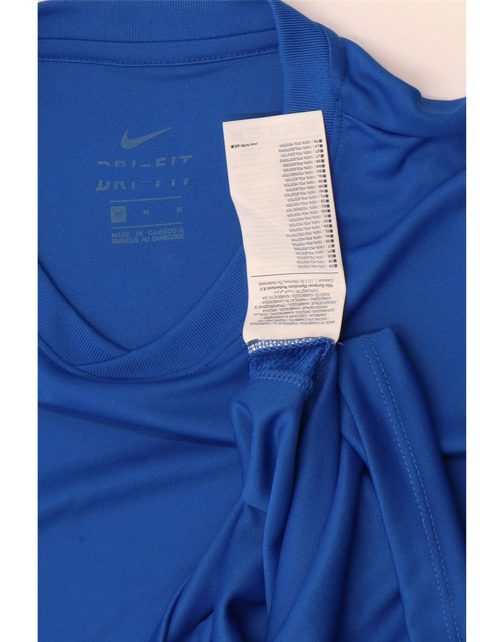 Tricou Nike Dri Fit pentru bărbați Top Medium Blue Poliester