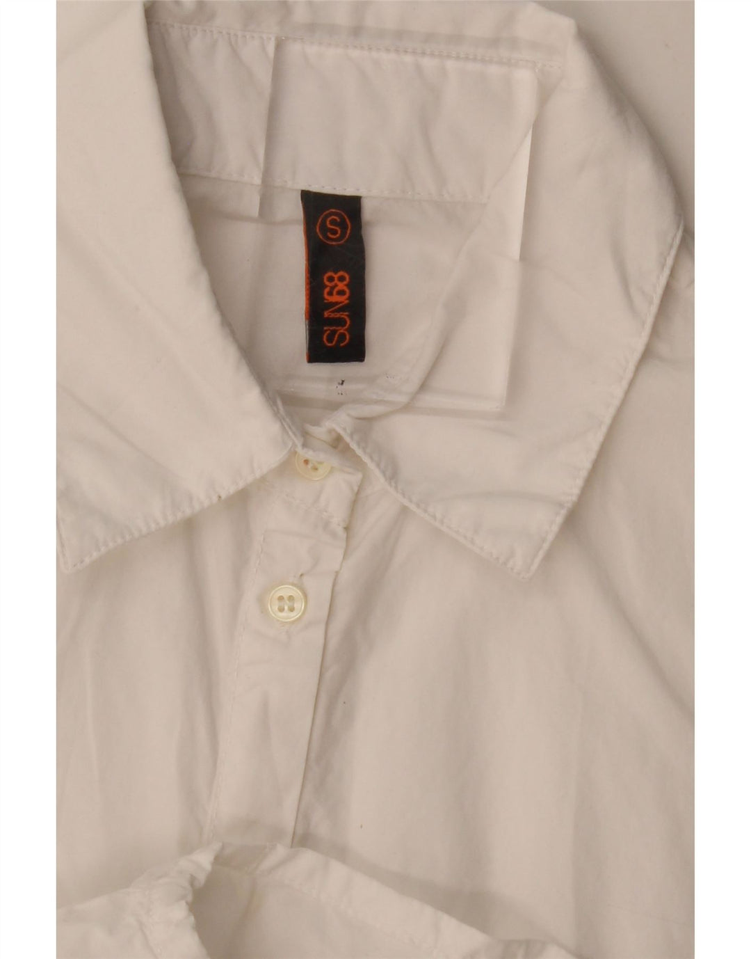 Sun68 Rochie cămașă pentru femei UK 10 Small White