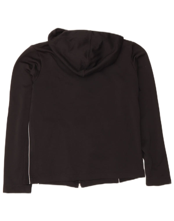 Sergio Tacchini Pulover Crop Zip pentru femei UK 10 Small Black