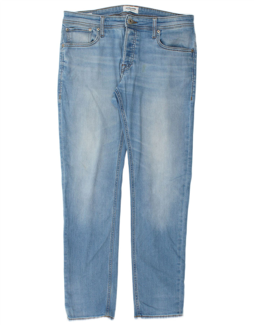 Blugi slim pentru bărbați Jack & Jones W34 L30 bumbac albastru