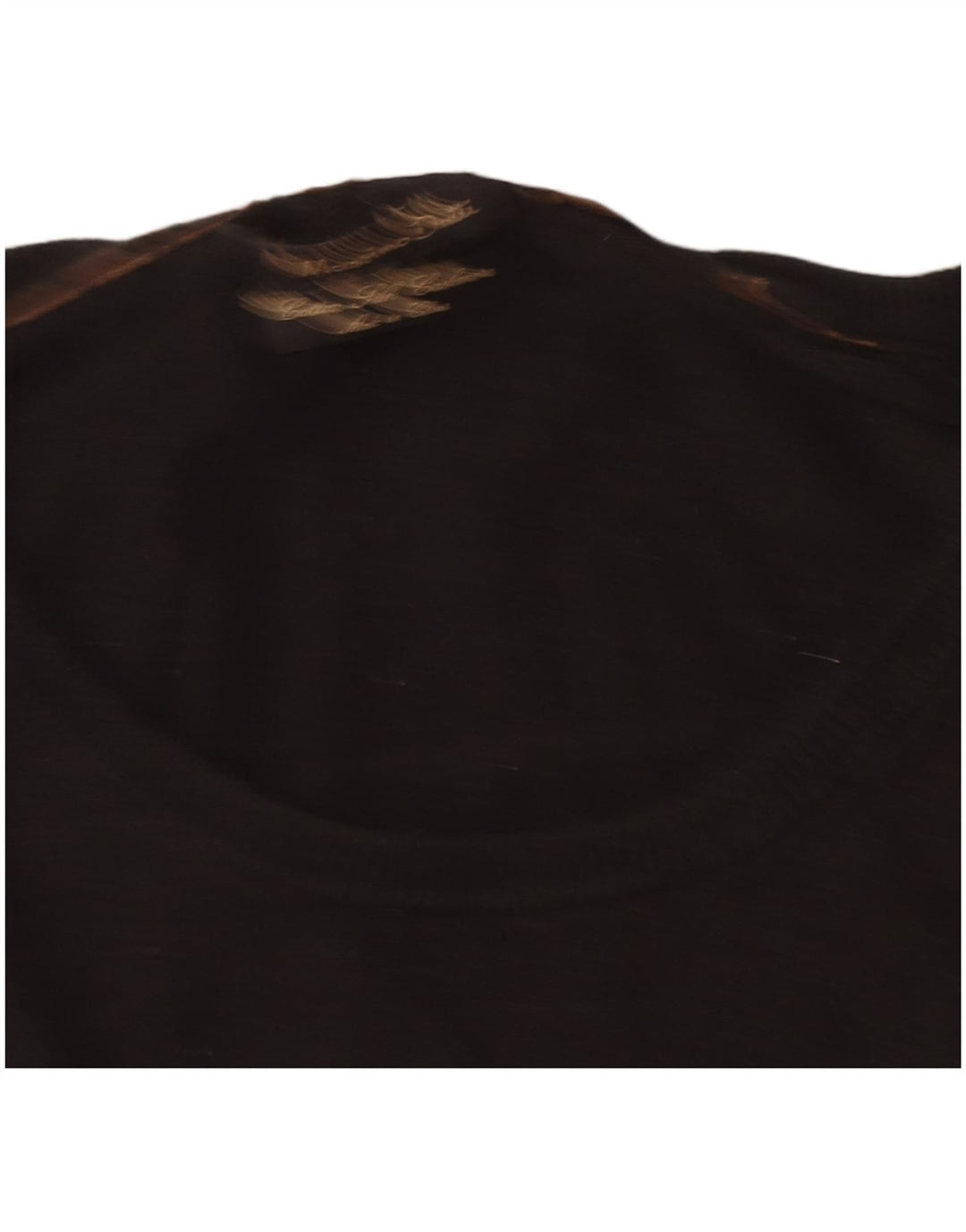 Massimo Dutti Pulover pentru bărbați cu gât de barcă, bumbac mic, negru
