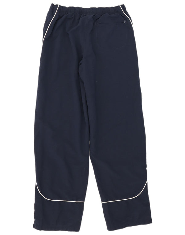 Pantaloni de trening Nike pentru bărbați Marea Britanie 38/40 Poliester mediu albastru bleumarin