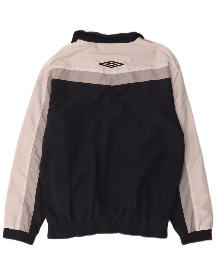 Jachetă de trening pentru bărbați Umbro, mare, albastru, poliester color bloc