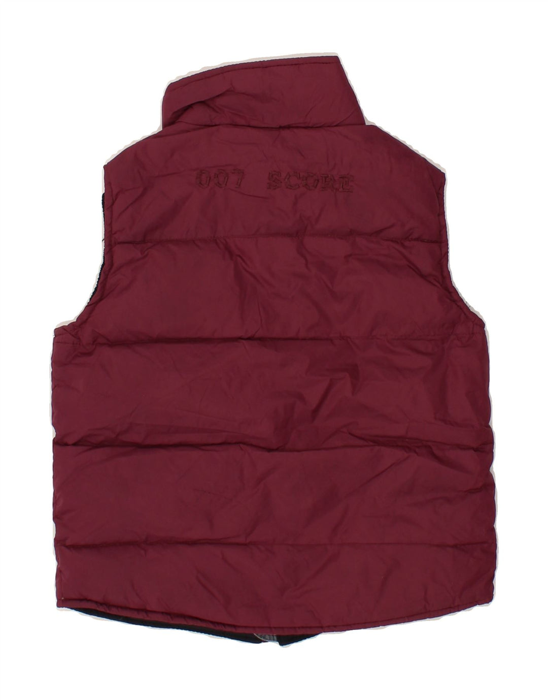 MASSIMO DUTTI Boys Graphic Padded Gilet 5-6 Years Burgundy Vintage Massimo Dutti and Second-Hand Massimo Dutti from Messina Hembry 