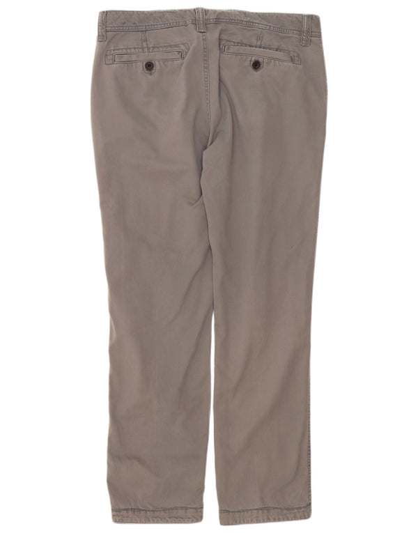Pantaloni chino drepți pentru bărbați Fat Face L36 L31 bumbac gri