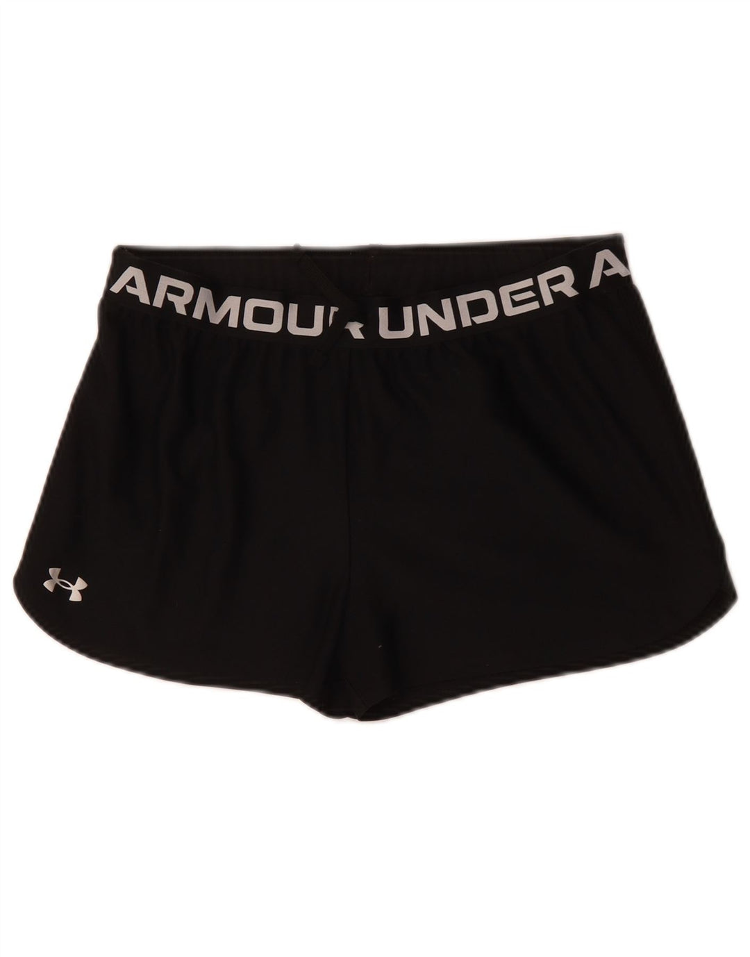 Pantaloni scurți sport grafic pentru fete UNDER ARMOUR 13-14 ani XL poliester negru
