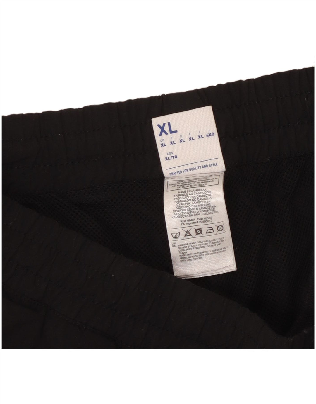 Pantaloni de trening pentru bărbați Reebok Pantaloni de jogging XL Poliester color bloc negru