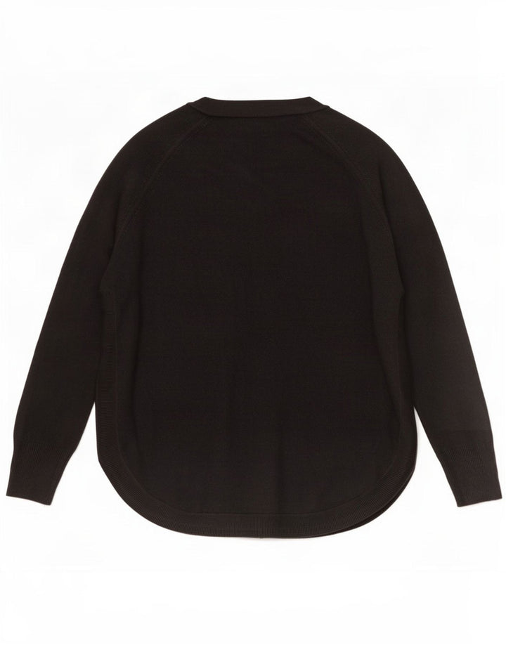Pulover cardigan cu paragate pentru femei Marks & Spencer UK 14 Medium Black