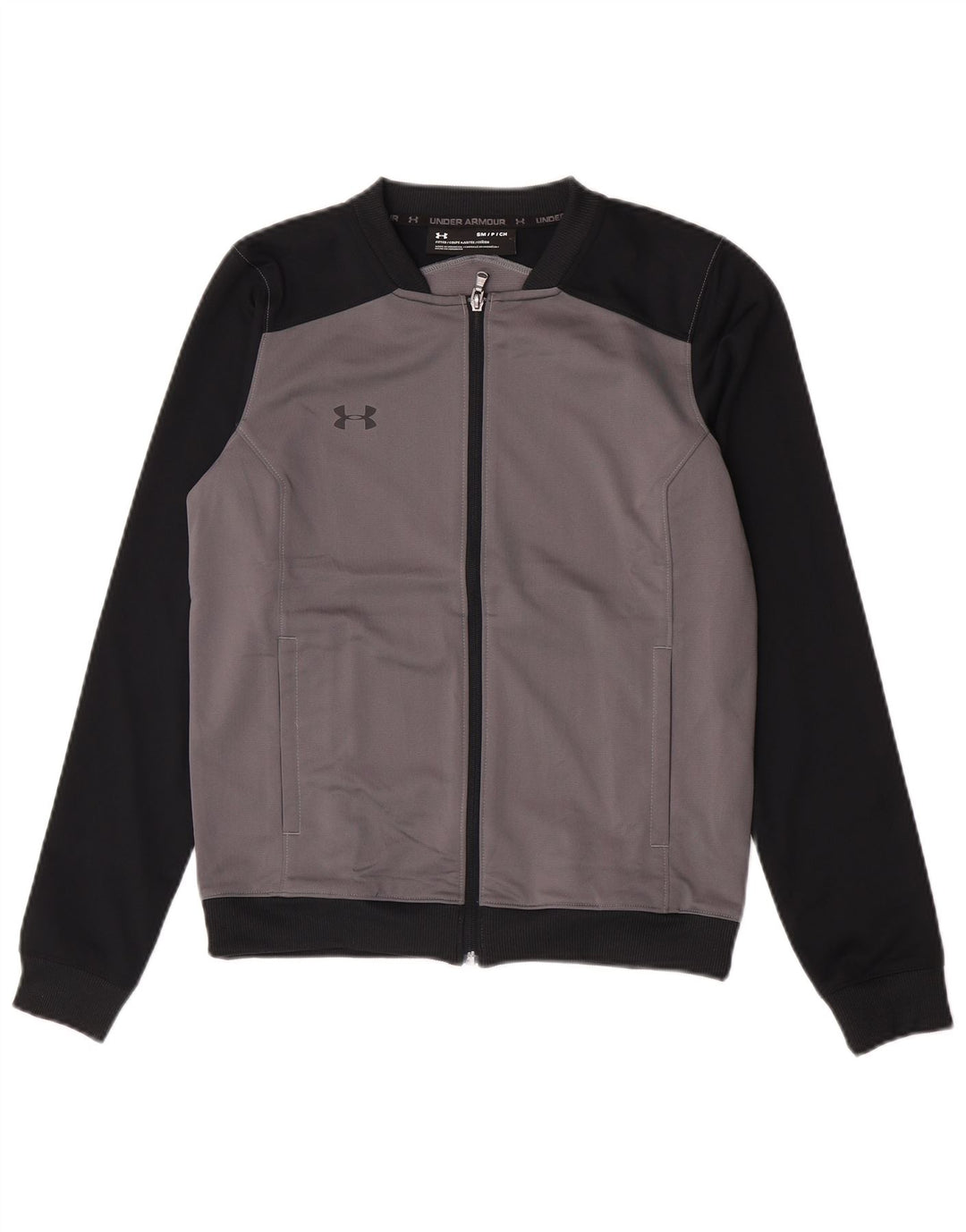 Jachetă de trening pentru bărbați Under Armour, gri mic, poliester color bloc