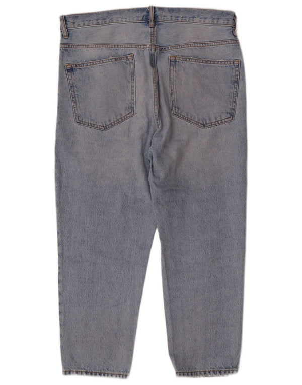 Blugi tăiați pentru bărbați ZARA EU 42 Large W32 L24 Blue