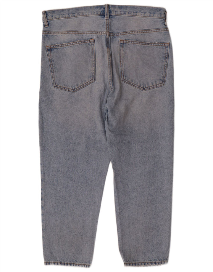 Blugi tăiați pentru bărbați ZARA EU 42 Large W32 L24 Blue