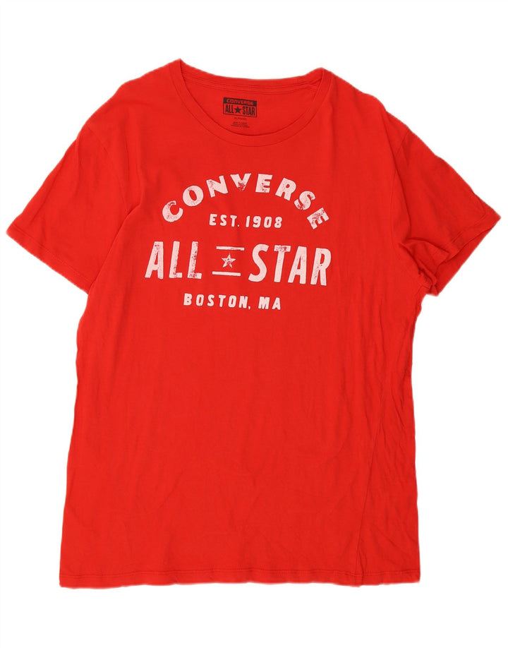 Tricou grafic pentru bărbați Converse Top XL Red