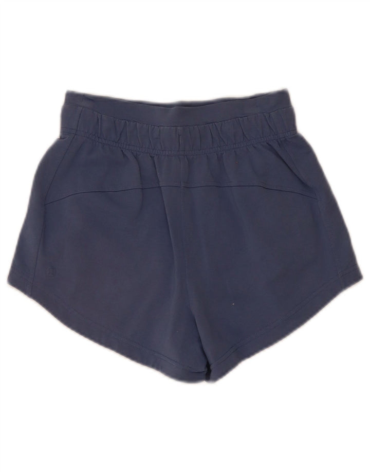 Lululemon Pantaloni scurti sport pentru femei US 4 Small Bluemarin Bumbac