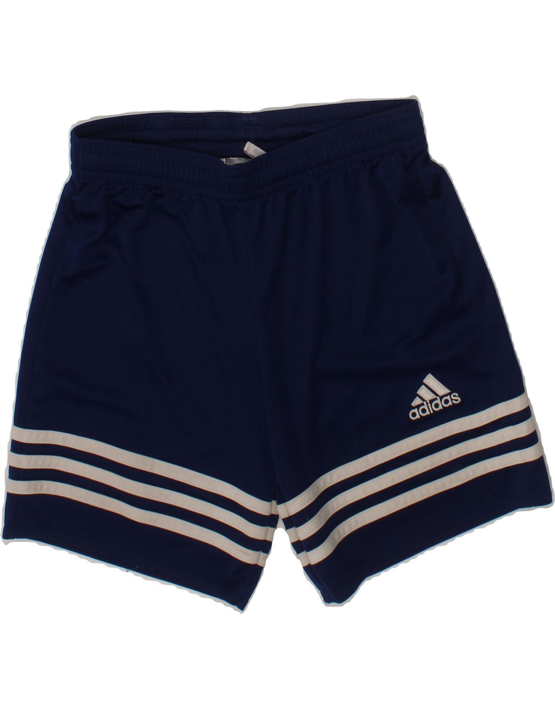 ADIDAS Boys Climalite Sport Shorts 7-8 Years Small Navy Blue Polyester Vintage Adidas and Second-Hand Adidas from Messina Hembry 