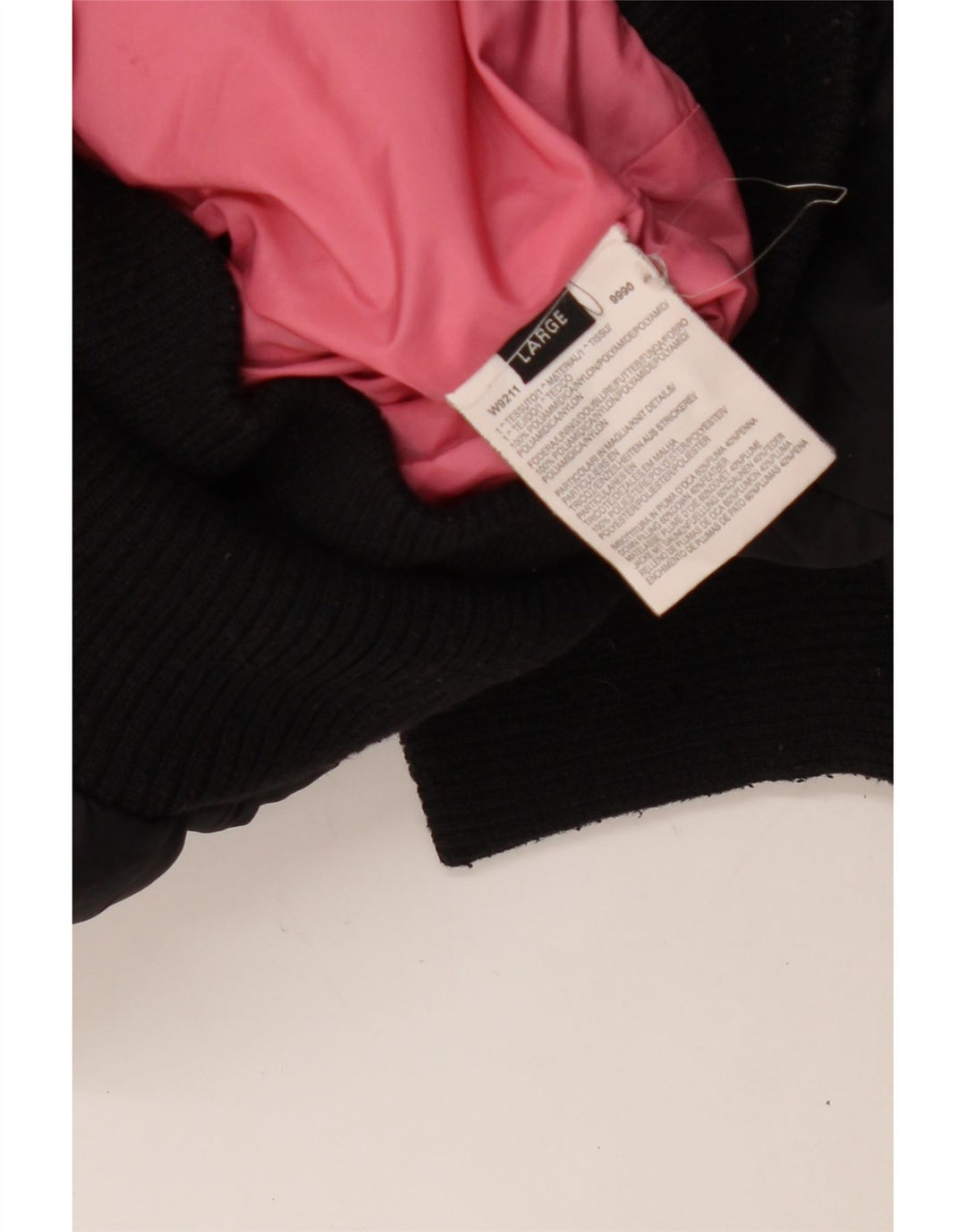 Jachetă căptușită cu glugă pentru femei GUESS UK 16, mare, neagră, poliamidă