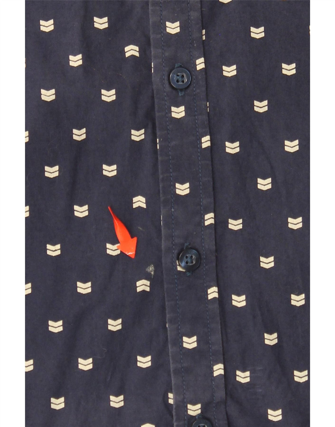 Cămașă cu mânecă scurtă pentru bărbați BILLABONG, bumbac cu pete, albastru marin mediu