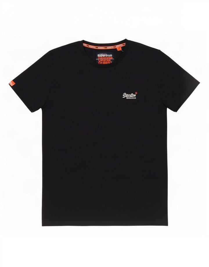 Tricou Superdry pentru bărbați Top mediu din bumbac bleumarin