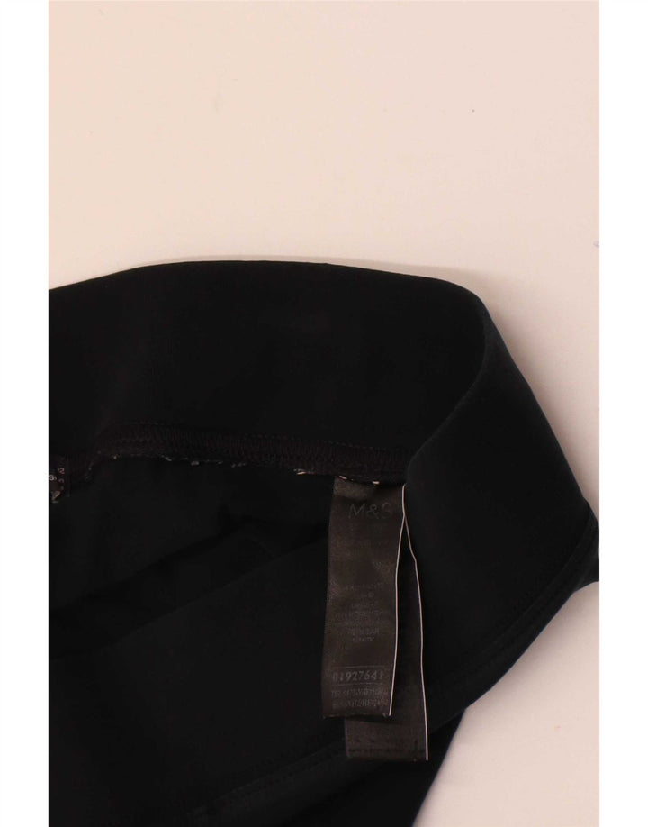 Leggings pentru femei Marks & Spencer UK 12, bumbac mediu negru