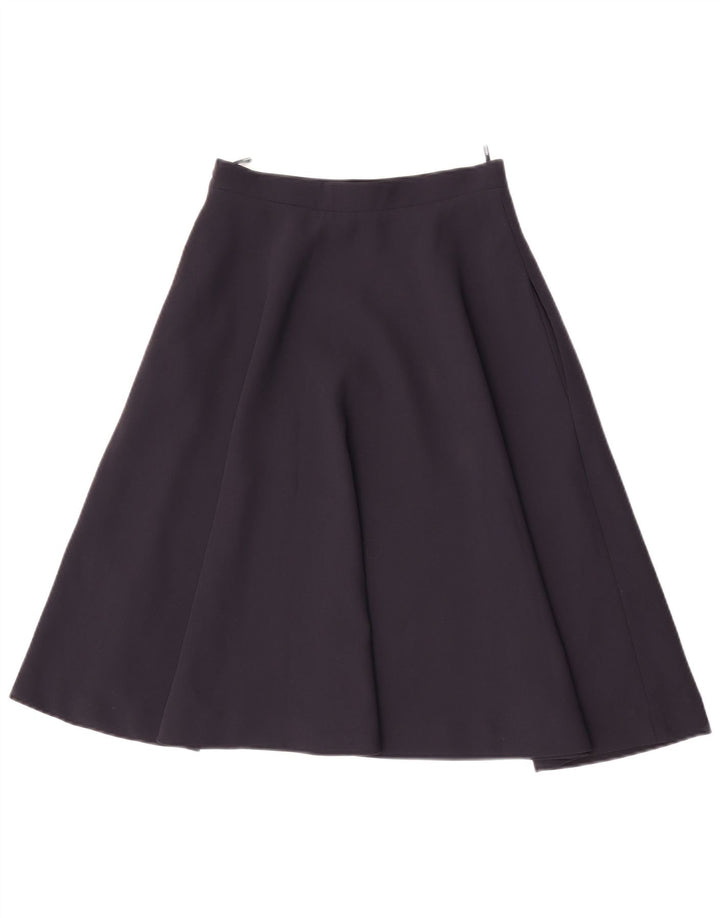 Fusta A-Line pentru femei Armani IT 40 Small W26 Poliester bleumarin