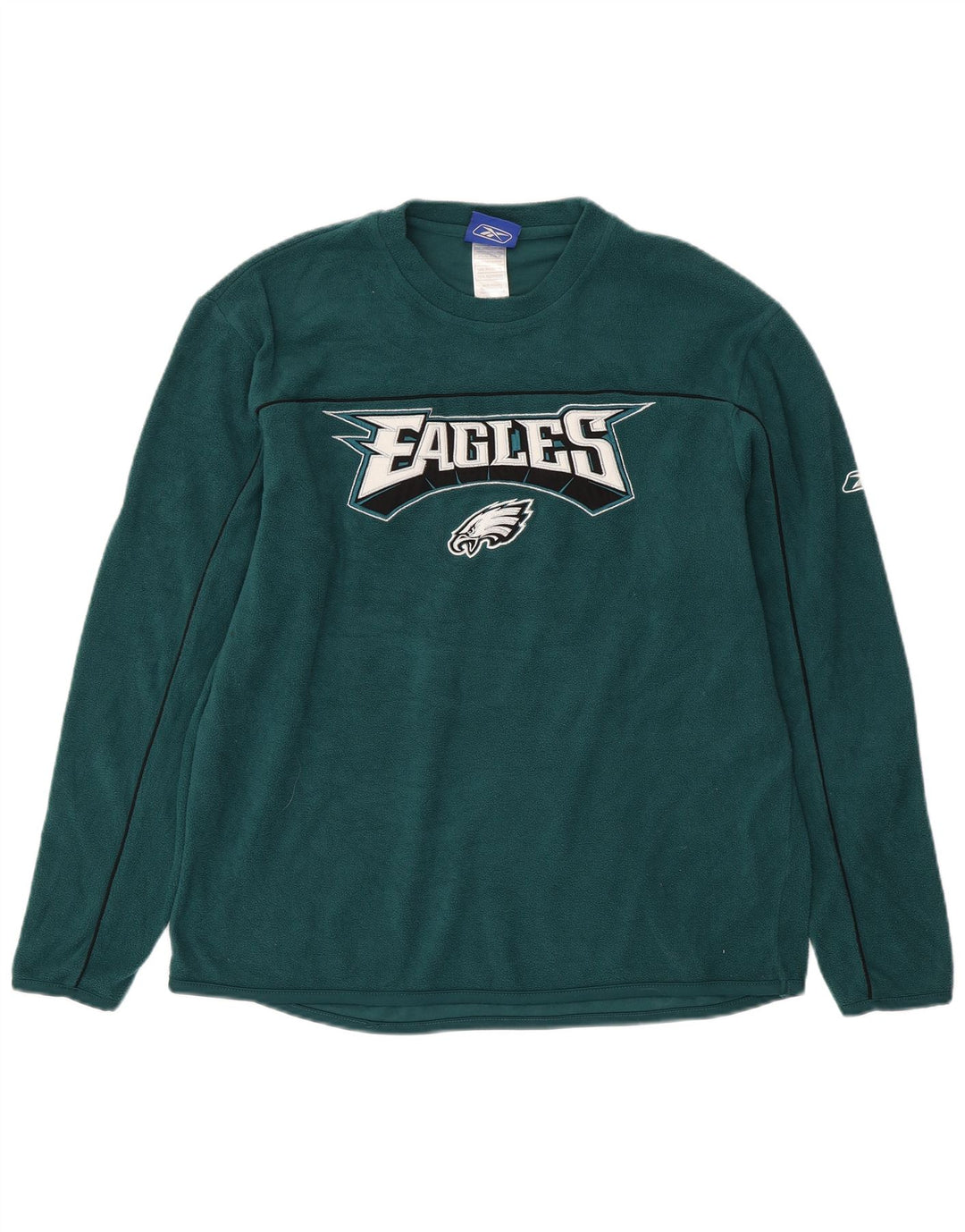Pulover pentru bărbați Philadelphia Eagles Graphic Fleece, verde mic, REEBOK