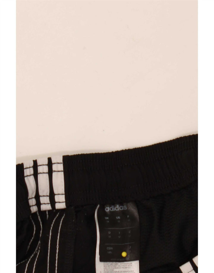 Pantaloni scurți sport Adidas pentru bărbați, poliester mediu negru
