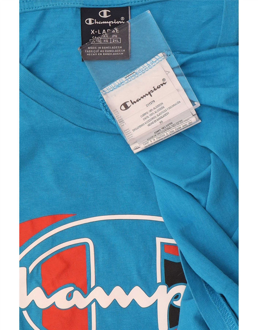 Tricou grafic pentru bărbați Champion Top XL Albastru