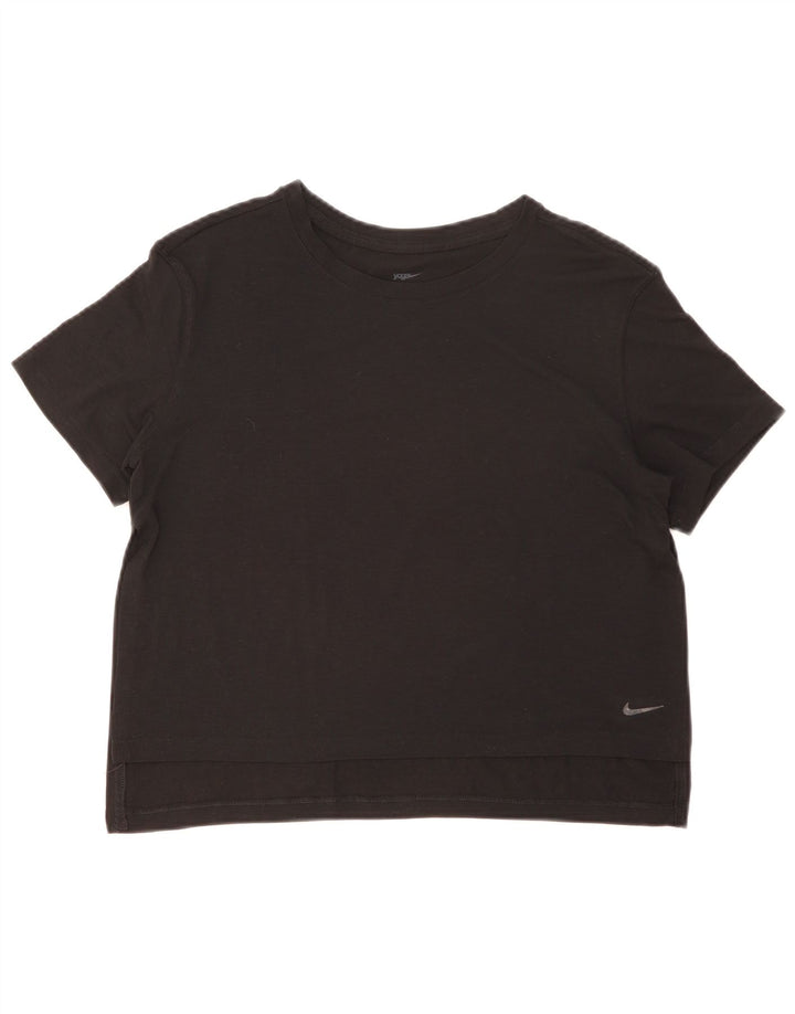 Tricou Nike Dri Fit pentru femei Top UK 14 Medium Negru