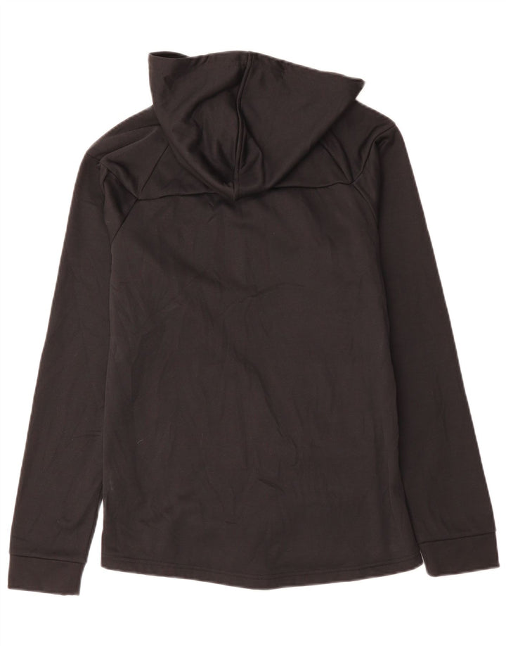 Pulover Puma pentru fete, cu fermoar, 15-16 ani, poliester negru