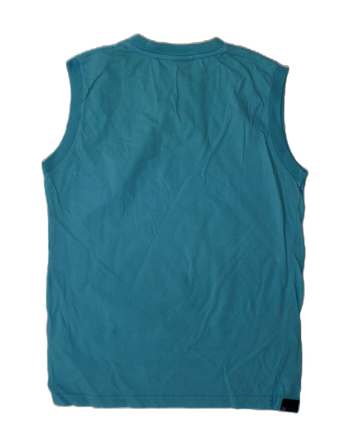 NIKE Boys Vest Top 15-16 Years XL  Turquoise Cotton Vintage Nike and Second-Hand Nike from Messina Hembry 