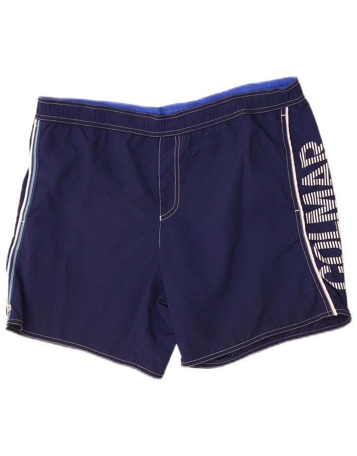Pantaloni scurți de înot cu grafic pentru bărbați COLMAR EU 50 Poliamidă mare, albastru bleumarin
