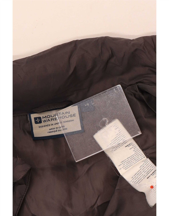 Jachetă căptușită pentru bărbați Mountain Warehouse UK 40, mare, negru, nailon color bloc