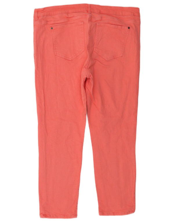 White Stuff Blugi drepti pentru femei UK 16 Large W38 L26 Pink Bumbac