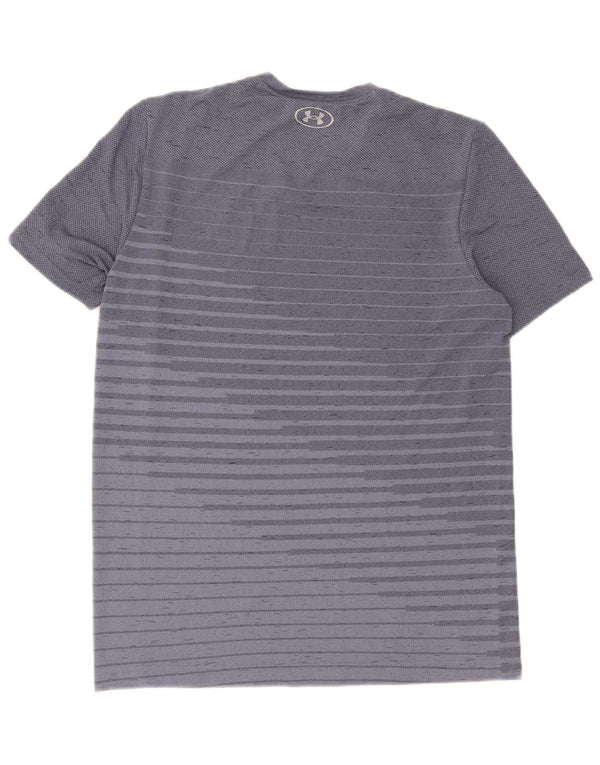 Tricou Under Armour pentru bărbați Heat Gear Top Medium Blue Striped