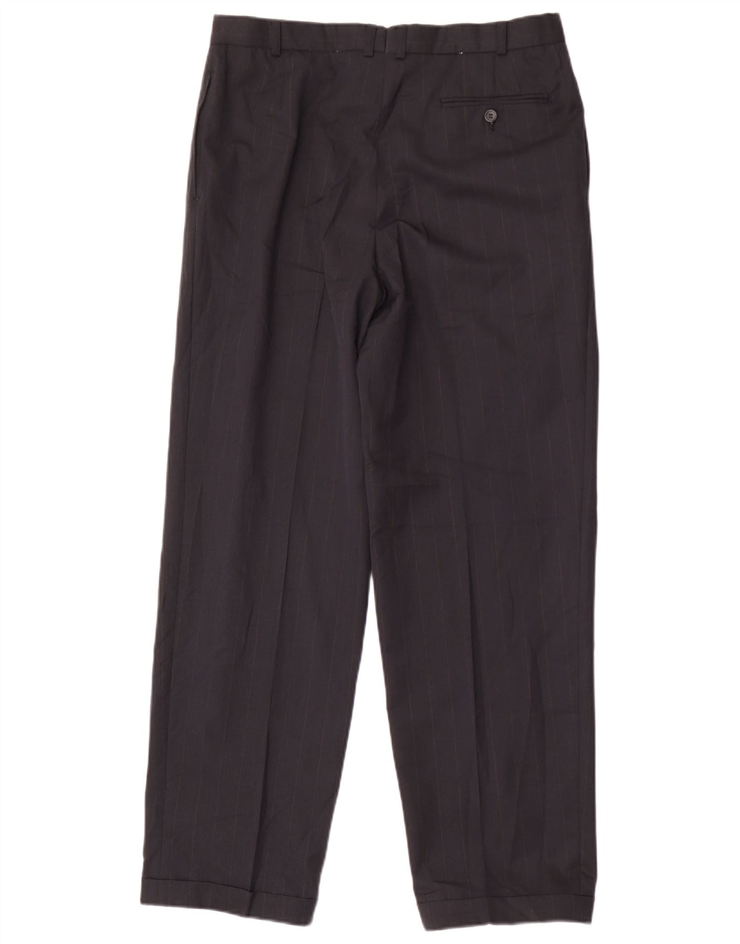 Pantaloni de costum pentru bărbați Marks & Spencer L36 L31 bleumarin poliester