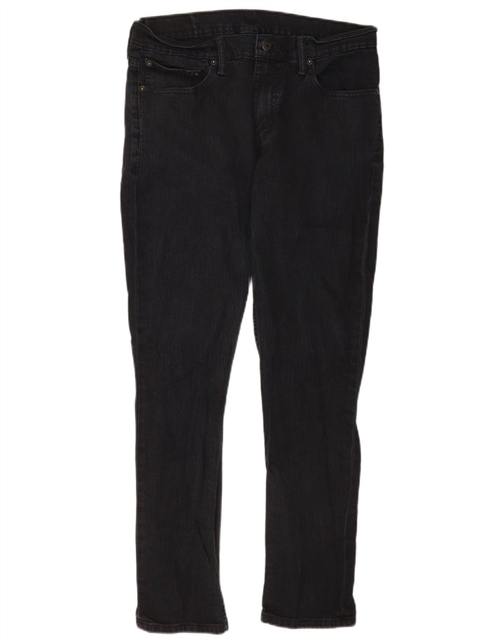 Blugi slim pentru bărbați Levi's W33 L30 bumbac negru