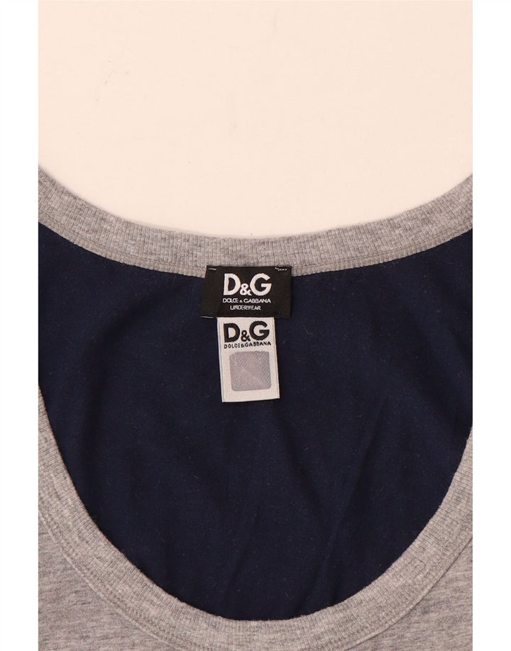 Vestă pentru bărbați Dolce & Gabbana, mic, gri Colorblock