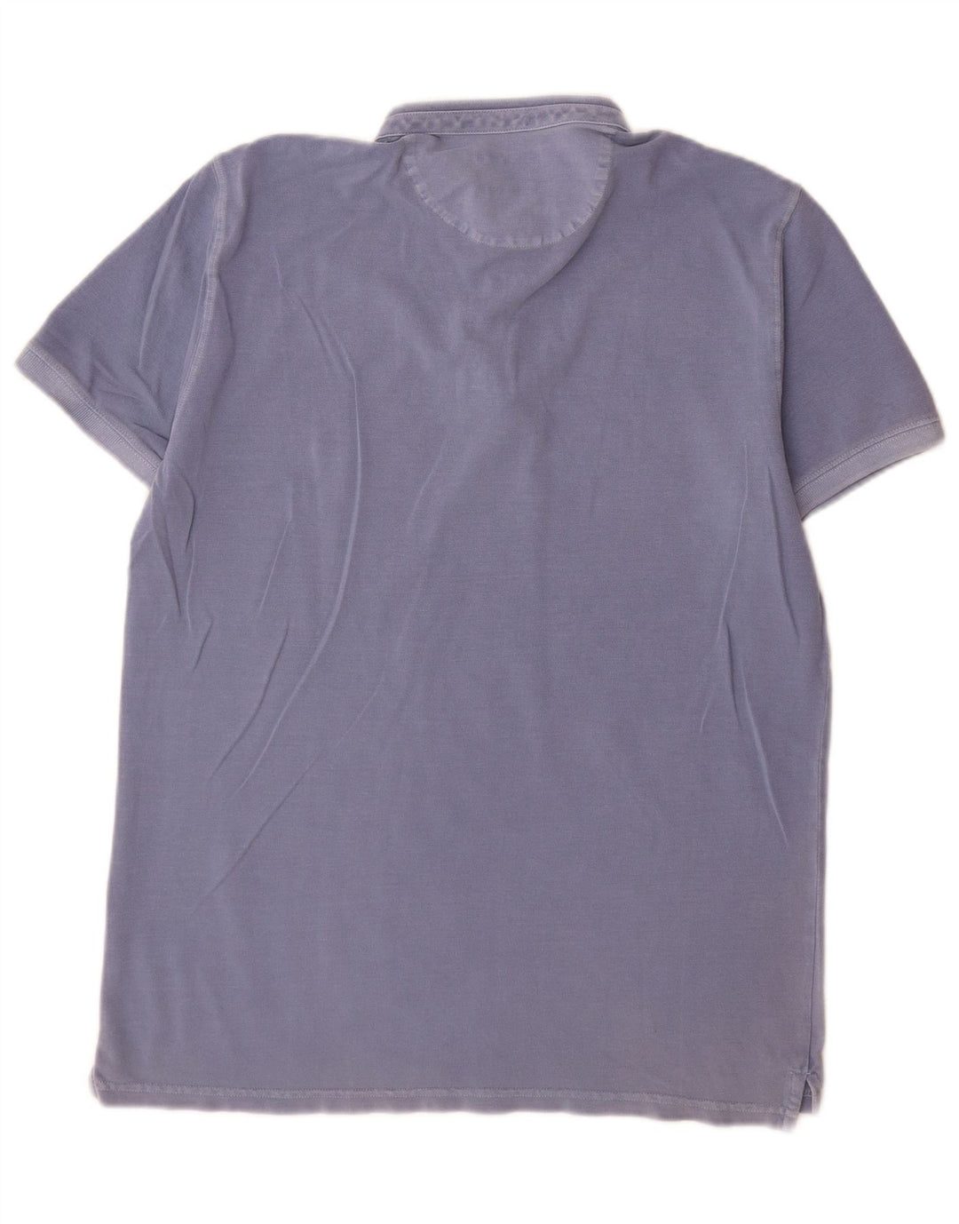 Cămașă polo Massimo Dutti pentru bărbați, cu formă lejeră, mare, albastru