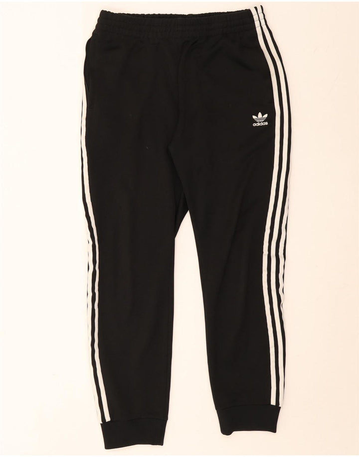 Pantaloni de trening pentru bărbați ADIDAS Pantaloni de jogging, mari, negru, poliester