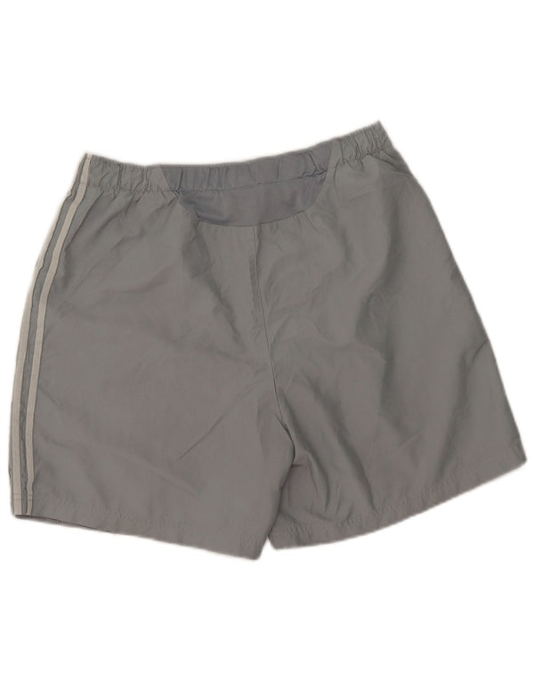 Pantaloni scurți sport pentru bărbați Adidas, gri mediu, poliester