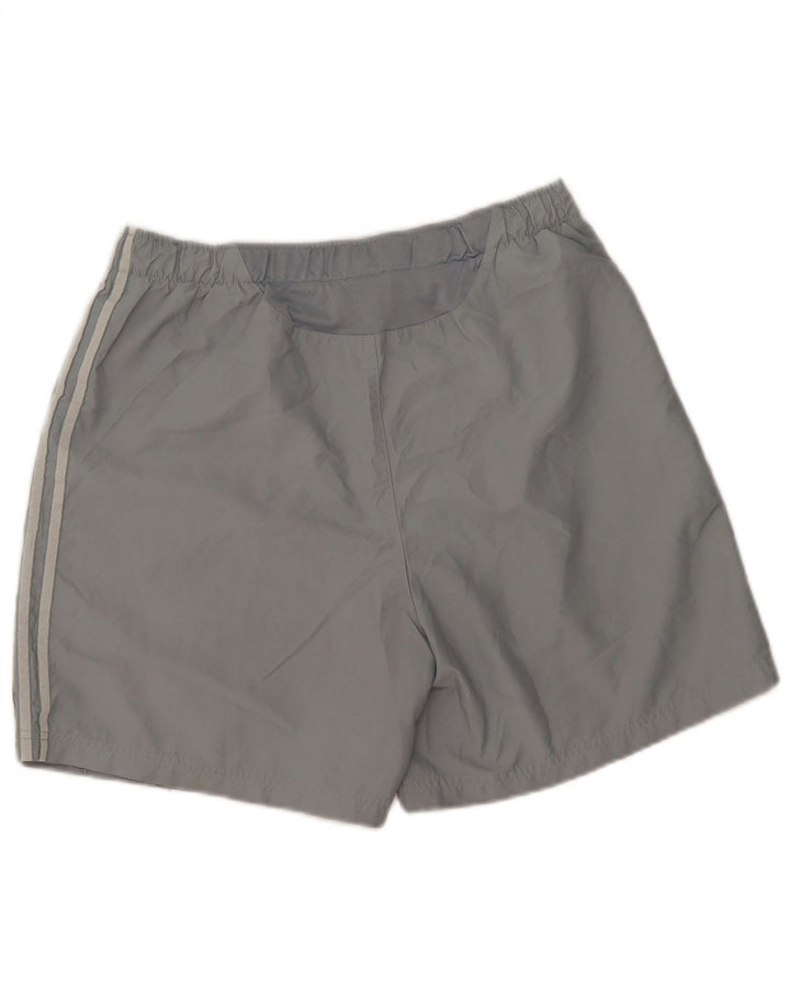 Pantaloni scurți sport pentru bărbați Adidas, gri mediu, poliester